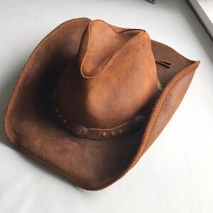 Silverton leather cowboy hat